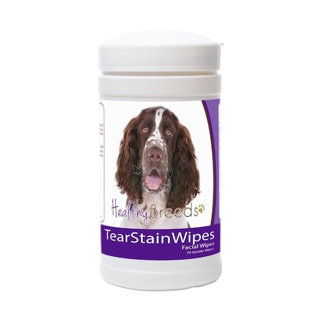 Pamperedpets English Springer Spaniel Tear Stain Wipes PA3491702